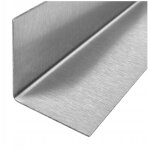 Corni�re en acier inoxydable 50x50x2, 0 mm - bande de finition int�rieure de 20 cm