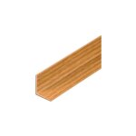 Corni�re in�gale pvc mat, l. 1 m x l. 2. 2 cm x h. 1. 9 cm