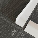 Mon march dco - cornire pvc - longueur 2. 60 m - blanc - 3. 5 x 3. 5 cm