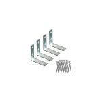 Cornières de renfort an02 40x40x15 mm en acier zingué (4 unités, vis comprises) Cornières de renfort an02 40x40x15 mm en acier zingué (4 unités, vis comprises)