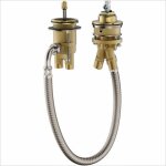Hansgrohe - corps d'encastrement - corps d'encastrement de mitigeur 2 trous  monter sur bord de baignoire ...