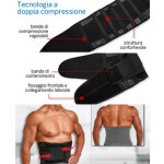 Corset de compression �lastique pour hommes moins 2 tailles