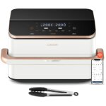Cosori friteuse sans huile double panier dual blaze twinfry? chef edition blanc avec une capacit de ...