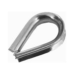 Cosse - coeur inox 3mm
