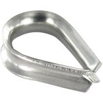 Cosse coeur inox a4 diamètre 4 - 10 pièces Cosse coeur inox a4 diamètre 4 - 10 pièces