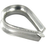 Cosse coeur inox a4 diam�tre 6 - 5 pi�ces