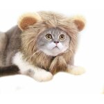 Costume de crini�re de lion d'animal de compagnie, perruque de chat et de chien de crini�re de lion r�aliste ...