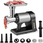 Costwat 3 en 1 hachoir � viande �lectrique professionnel, 2000w, poussoir � saucisse, 3 tubes de remplissage ...