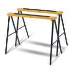 Costway 2 x trteaux pliables et portables chevalet de sciage en mtal charge max 250kg en mtal