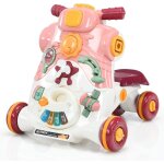 Costway - 3 en 1 trotteur pousseur pour enfants pour apprendre  marcher avec lumire et musique, activits ...