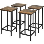 Costway - lot de 4 tabourets de bar avec repose - pieds, chaises de bar style moderne, tabouret haut ... Costway - lot de 4 tabourets de bar avec repose - pieds, chaises de bar style moderne, tabouret haut ...