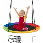 Costway - balanoire nid d'oiseau rond 100 cm de diamtre pour arbre support de charge maximale 150 ...