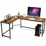 Costway bureau / table informatique, bureau / table d?angle ordinateur coin en bois et métal avec 6 pieds ... Costway bureau / table informatique, bureau / table d?angle ordinateur coin en bois et métal avec 6 pieds ...