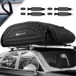 Coffre de toit 263l porte - bagages de toit en pe mousse résistant aux intempéries avec sangles robustes, ... Coffre de toit 263l porte - bagages de toit en pe mousse résistant aux intempéries avec sangles robustes, ...