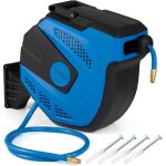 Costway enrouleur tuyau � air comprim� r�tractable, enrouleur de compresseur d?air de 15 m avec tuyau ...