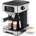 Costway machine � espresso 20 bars, machine � caf� professionnelle 1200w avec mousseur � lait � vapeur, ...