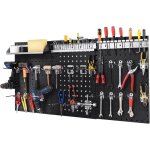 Costway - organiseur mural en panneau perforé, kit de rangement d'outils en métal avec 3 panneaux perforés ... Costway - organiseur mural en panneau perforé, kit de rangement d'outils en métal avec 3 panneaux perforés ...