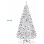 Costway sapin de no�l arbre de no�l artificiel pour d�coration de no�l mat�riau pvc avec pied en m�tal ...