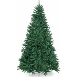 Sapin de nol artificiel 225 cm, 2254 branches en pvc, support en mtal pliable,  charnires, arbre ...