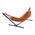 Costway support hamac, support pied de hamac en m�tal pour accrocher lit balancelle et chaises suspendues ...