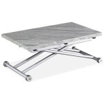 Cotecosy - table basse relevable carrera effet marbre