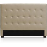 T�te de lit luxor 160cm taupe
