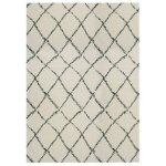 Thedecofactory - cotton berbere losange - tapis salon en coton losanges naturel - noir 160x230 Thedecofactory - cotton berbere losange - tapis salon en coton losanges naturel - noir 160x230