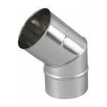 Coude br45° 2 parties inox 304 Ø139 Coude br45° 2 parties inox 304 Ø139