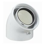 Coude ec 45 60 e. p poujoulat dualis condensation chaudire gaz et fioul diamtre 60 / 100mm - 17060721 ...