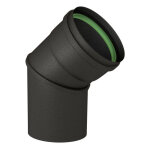 Coude mail 45 noir mat 80 + joint