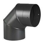 Coude mail noir mat 90 200