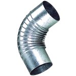 Wolfpack ? coude de po�le en acier galvanis� 110 mm 90� ? raccord fumisterie pour po�les � bois ? installation ...