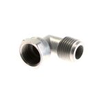 Coude raccord gaz 1 / 2 joint plat pour table de cuisson - . . .