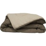 Couette légère réversible bicolore en microfibre 200 gr / m² taupe 200x200 cm Couette légère réversible bicolore en microfibre 200 gr / m² taupe 200x200 cm