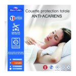 Couette protection totale anti acariens 400 gr / m² 140 x 200 cm pour lit 1 place 90 x 190 cm Couette protection totale anti acariens 400 gr / m² 140 x 200 cm pour lit 1 place 90 x 190 cm