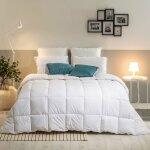 Couette sensation duvet - trs chaude 500g / m2 - 220x240cm