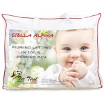 Couette tex tirol  stella alpina de lit bb 100% duvet d'oie 300 gsm cm. 80 x 120