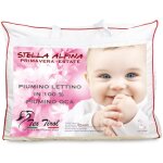 Couette tex tirol � stella alpina de lit b�b� 100% duvet d'oie 100 gsm cm. 80 x 120 lumi�re
