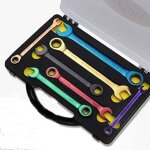 Couleur cl� � cliquet � double usage multifonction cl� plate mobile outils � main set 8 - 19mm (size ...