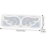 Couleur d moule en silicone pour bricolage, r�sine �poxy uv, artisanat d�coratif, lune, �toile, c?ur, ...