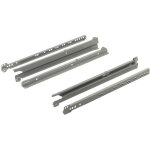 Coulisse � galet sortie totale blanc 400mm - salice - a215 / 40. 1t
