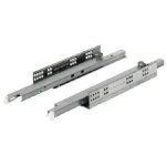 Coulisse invisible tandem pour tiroir bois 30 kg avec amortisseur sortie totale longueur de 300 mm blum ...