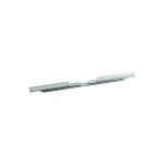 Coulisses de table - a billes - ouverture centrale - d�cor : zingu� - epaisseur : 32 mm - hauteur : 40 ...
