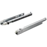 Coulisse pour tiroir bois sortie totale progressa + push - longueur : 550 mm - salice