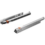 Coulisse de tiroir bois sortie totale progressa smove - longueur : 450 mm - salice