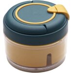 Coupe - ail manuel, mini hachoir � l�gumes, hachoir � viande et � oignons (bleu [version am�lior�e])