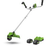 Coupe - bordures & d�broussailleuse � batterie 2en1 greenworks gd24x2bcb(li - ion 2x 24v . . .