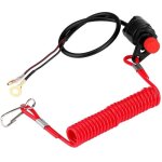 Coupe circuit bateau, moto hors - bord tondeuses � gazon d'urgence kill interrupteur d'arr�t w / longe ...