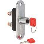 Coupe circuit � cl� - 12 / 24v - 100 � 500 a - cadre acier galvanis� et laiton - 2 cl�s