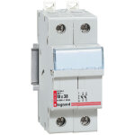 Coupe - circuit sectionneur bipolaire pour cartouche cylindrique industrielle typeam ou gg 10x38mm 500v ...